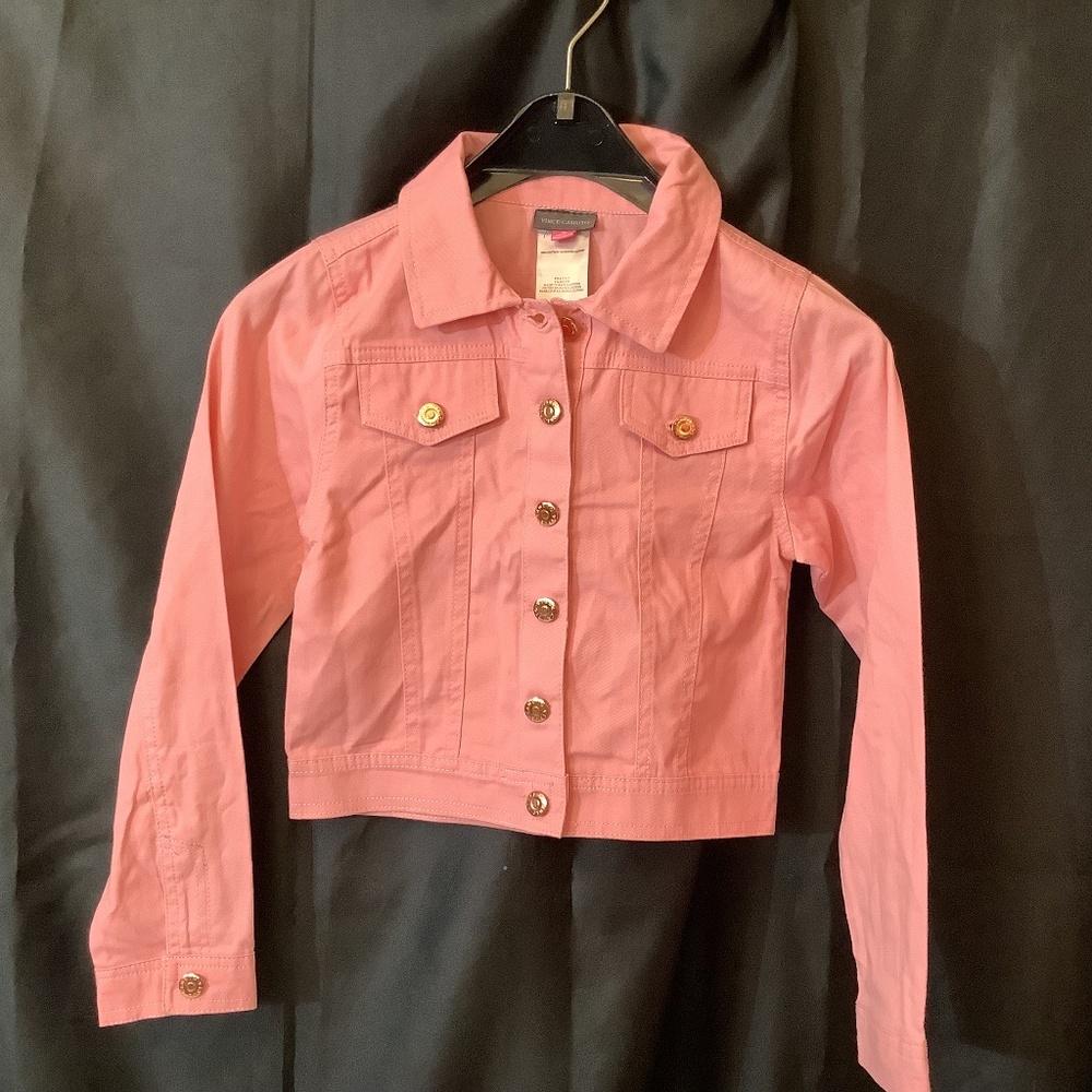 EUC Vince Camuto pink jacket‎ girls sz. 10